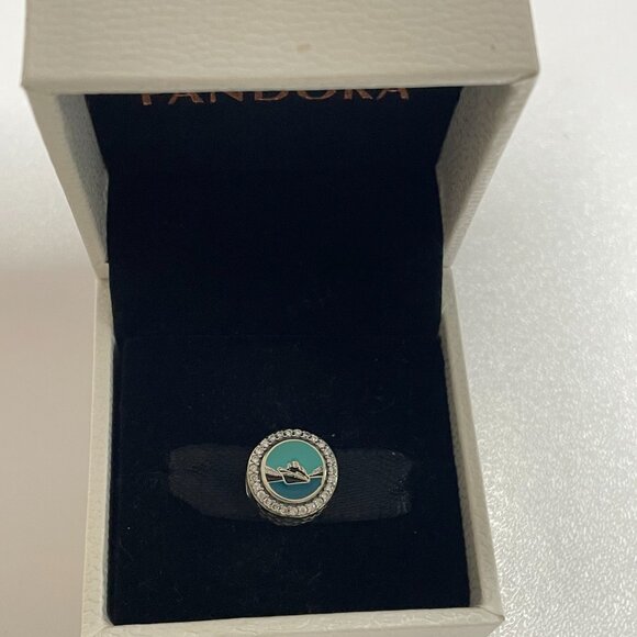 Pandora Inside Passage Alaska Beach Heart Charm Bead - Picture 5 of 5